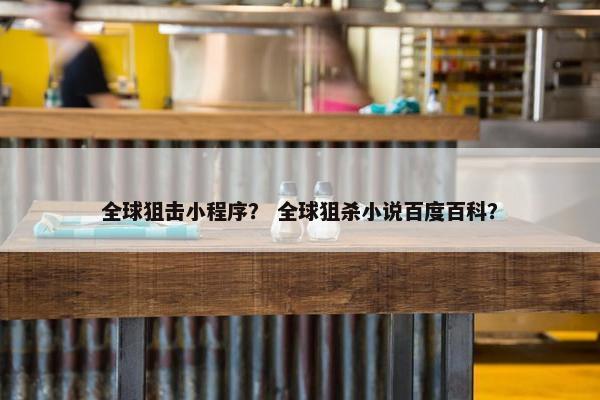 全球狙击小程序？ 全球狙杀小说百度百科？