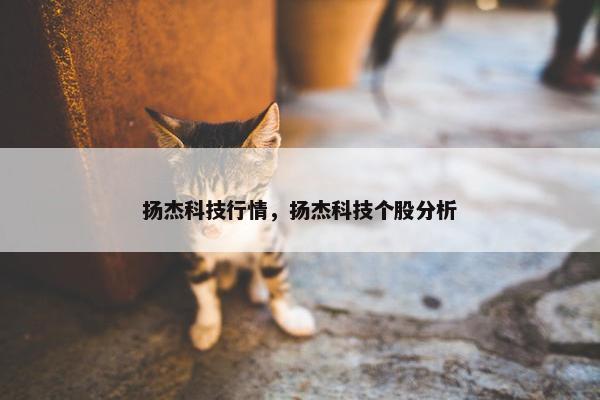 扬杰科技行情，扬杰科技个股分析