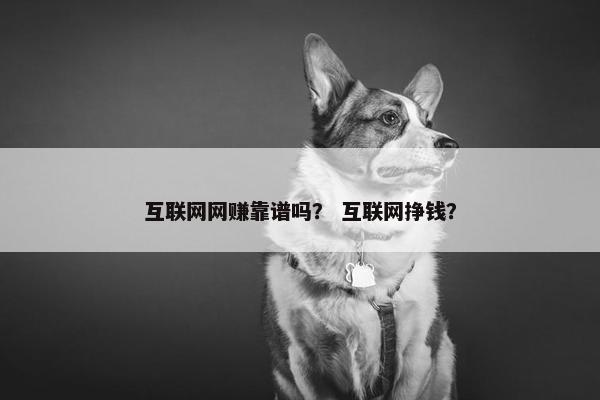 互联网网赚靠谱吗？ 互联网挣钱？
