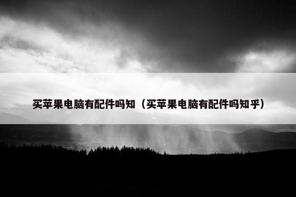 买苹果电脑有配件吗知（买苹果电脑有配件吗知乎）