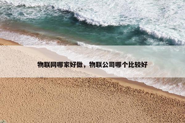 物联网哪家好做，物联公司哪个比较好