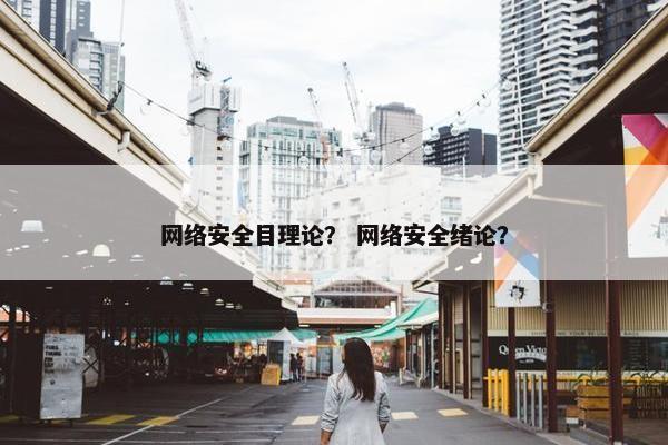 网络安全目理论？ 网络安全绪论？