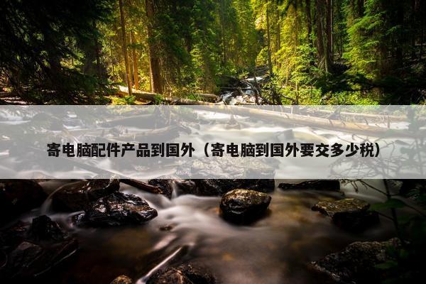 寄电脑配件产品到国外（寄电脑到国外要交多少税）