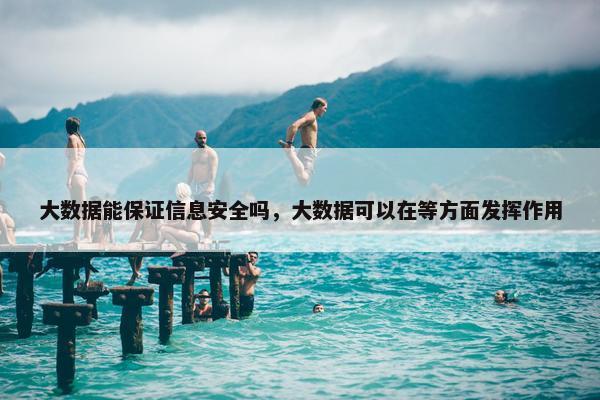 大数据能保证信息安全吗，大数据可以在等方面发挥作用
