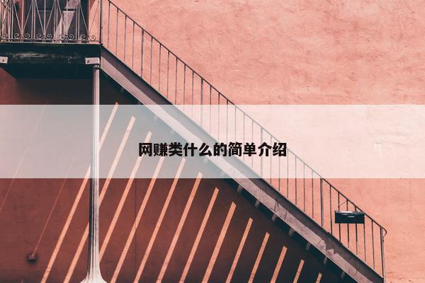 网赚类什么的简单介绍