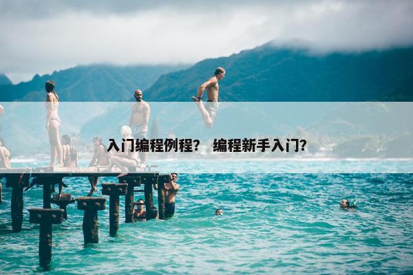 入门编程例程？ 编程新手入门？