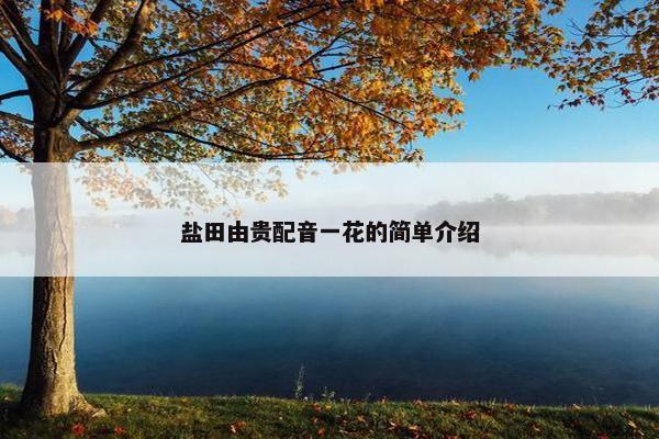 盐田由贵配音一花的简单介绍