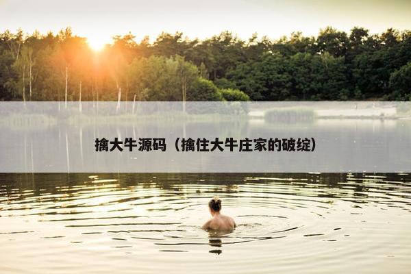 擒大牛源码（擒住大牛庄家的破绽）