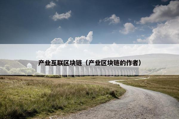 产业互联区块链（产业区块链的作者）