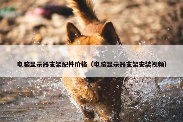 电脑显示器支架配件价格（电脑显示器支架安装视频）