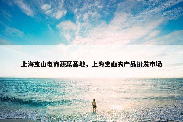 上海宝山电商蔬菜基地，上海宝山农产品批发市场