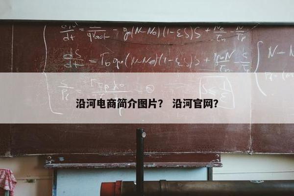 沿河电商简介图片？ 沿河官网？