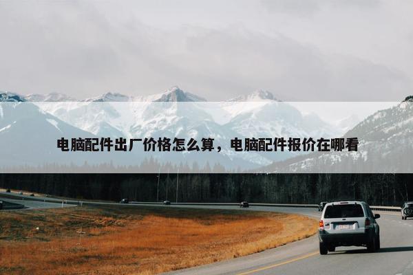 电脑配件出厂价格怎么算，电脑配件报价在哪看