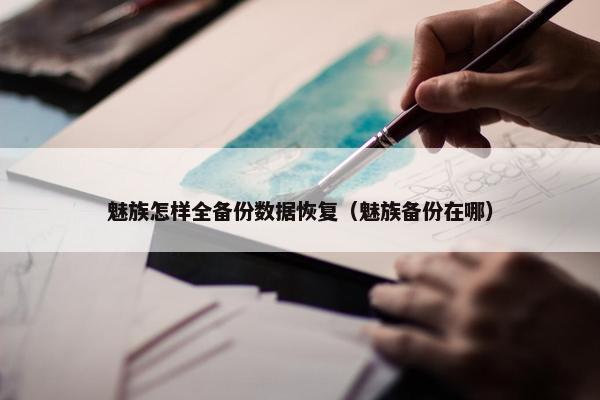 魅族怎样全备份数据恢复（魅族备份在哪）