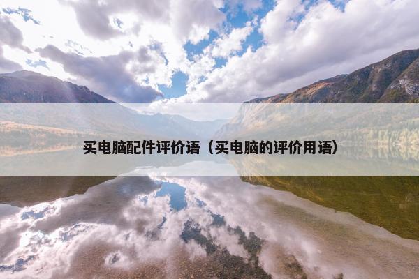 买电脑配件评价语（买电脑的评价用语）