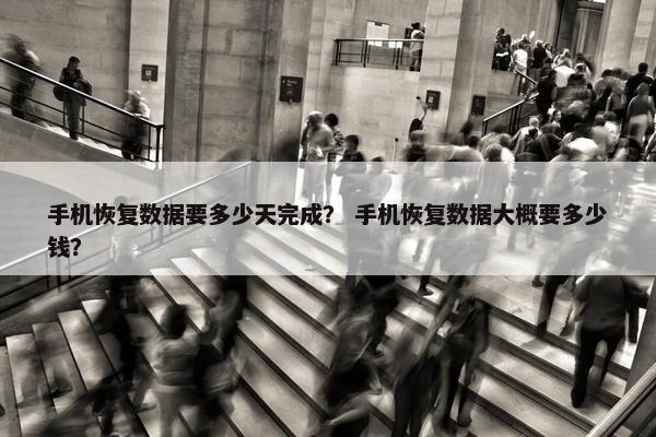 手机恢复数据要多少天完成？ 手机恢复数据大概要多少钱？