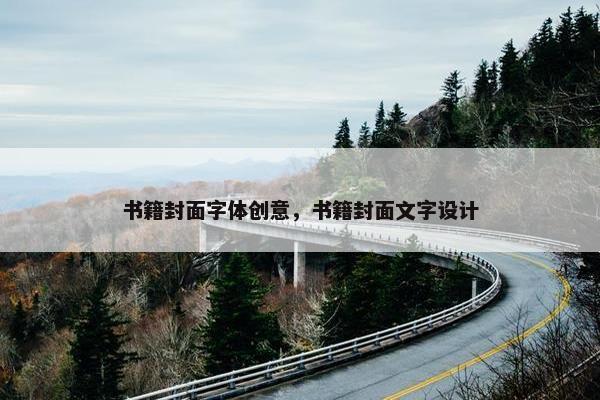 书籍封面字体创意，书籍封面文字设计