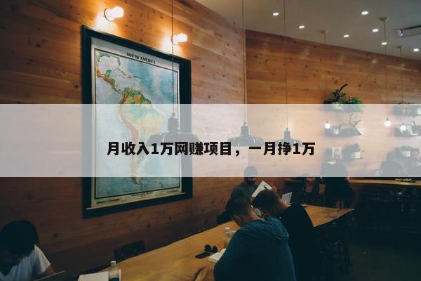 月收入1万网赚项目，一月挣1万