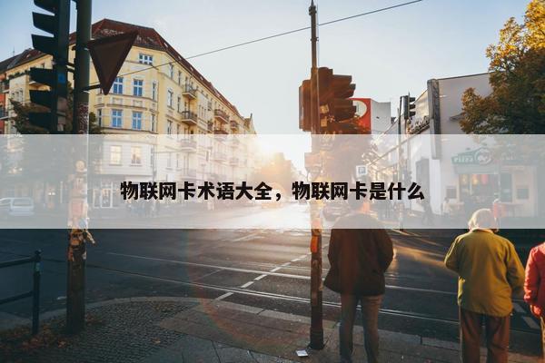 物联网卡术语大全，物联网卡是什么