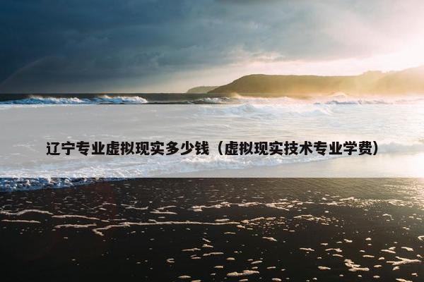 辽宁专业虚拟现实多少钱（虚拟现实技术专业学费）