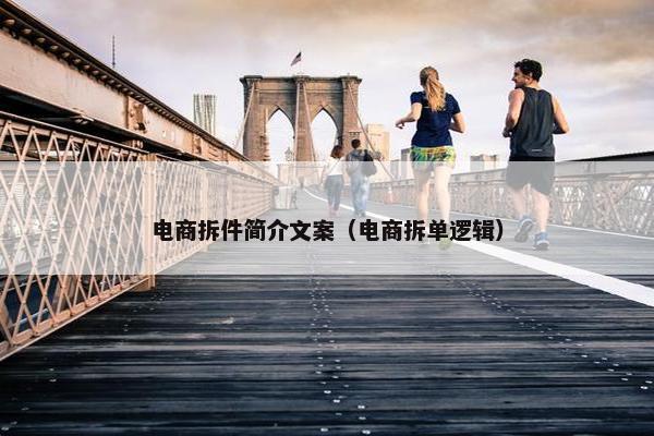 电商拆件简介文案（电商拆单逻辑）