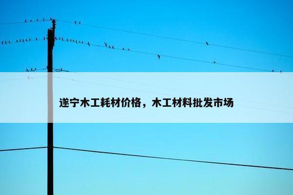 遂宁木工耗材价格，木工材料批发市场
