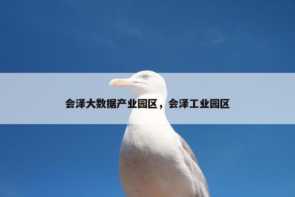 会泽大数据产业园区，会泽工业园区
