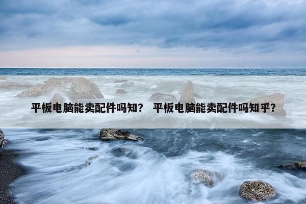 平板电脑能卖配件吗知？ 平板电脑能卖配件吗知乎？
