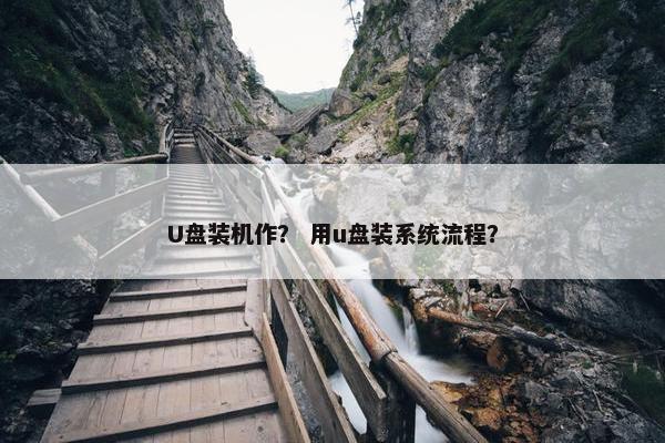 U盘装机作？ 用u盘装系统流程？
