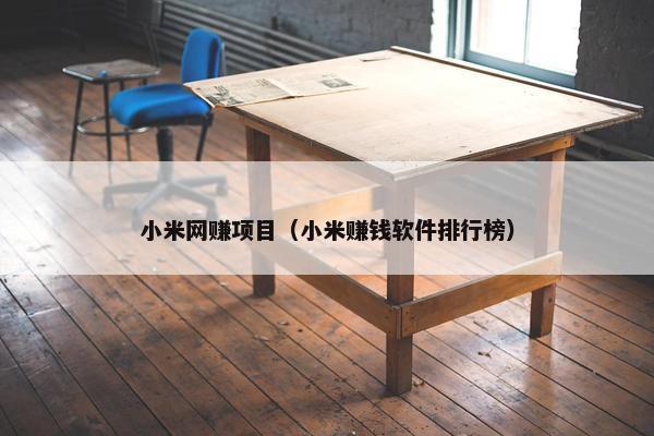 小米网赚项目（小米赚钱软件排行榜）