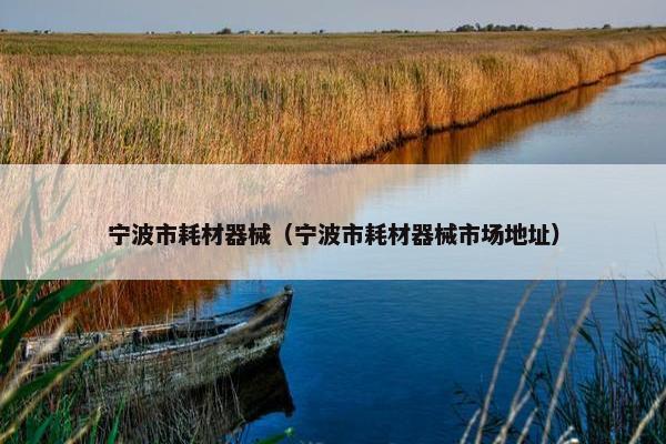 宁波市耗材器械（宁波市耗材器械市场地址）