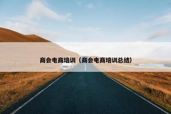 商会电商培训（商会电商培训总结）