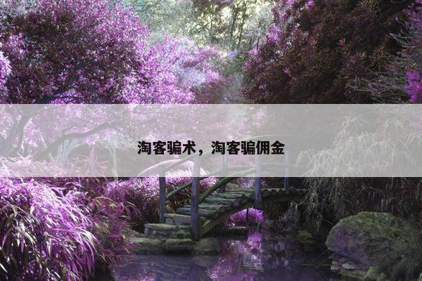 淘客骗术，淘客骗佣金