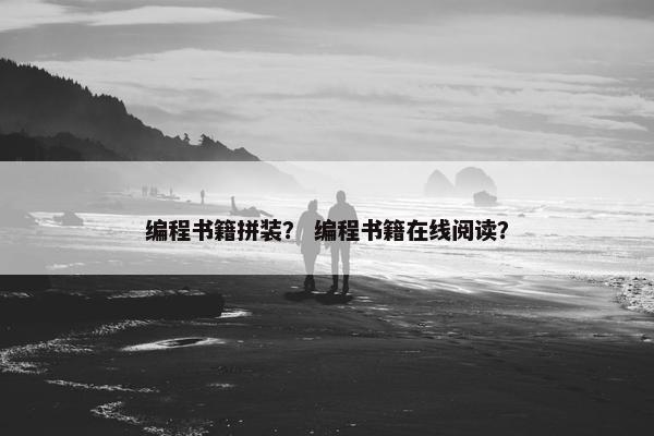 编程书籍拼装？ 编程书籍在线阅读？