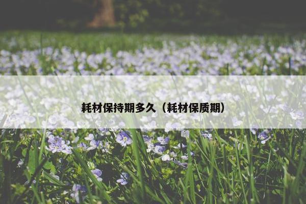 耗材保持期多久（耗材保质期）