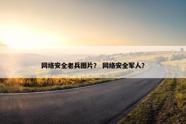 网络安全老兵图片？ 网络安全军人？