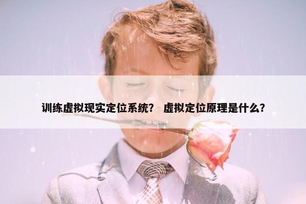 训练虚拟现实定位系统？ 虚拟定位原理是什么？