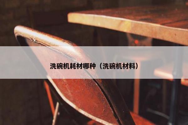 洗碗机耗材哪种（洗碗机材料）