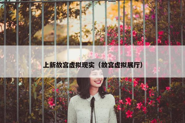 上新故宫虚拟现实（故宫虚拟展厅）