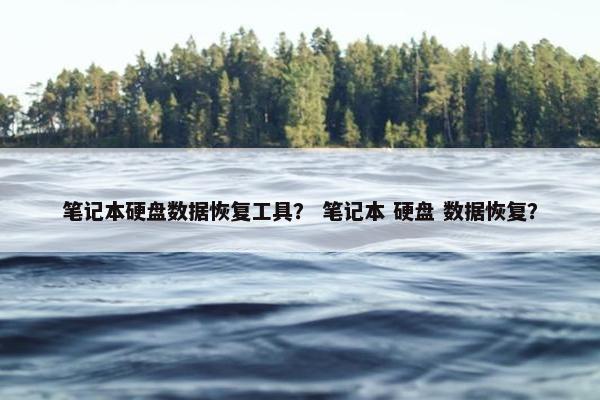 笔记本硬盘数据恢复工具？ 笔记本 硬盘 数据恢复？