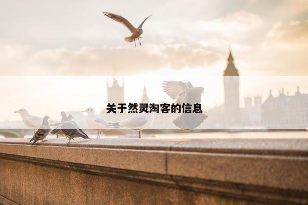 关于然灵淘客的信息
