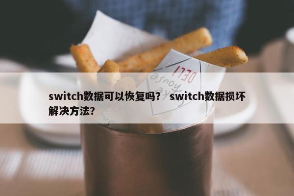switch数据可以恢复吗？ switch数据损坏解决方法？