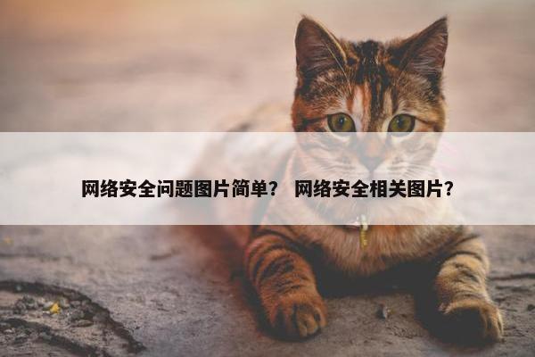 网络安全问题图片简单？ 网络安全相关图片？