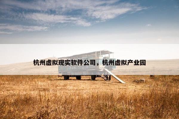 杭州虚拟现实软件公司，杭州虚拟产业园