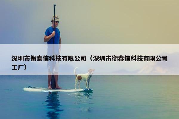 深圳市衡泰信科技有限公司（深圳市衡泰信科技有限公司工厂）