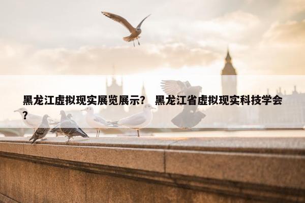 黑龙江虚拟现实展览展示？ 黑龙江省虚拟现实科技学会？