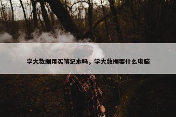 学大数据用买笔记本吗，学大数据要什么电脑