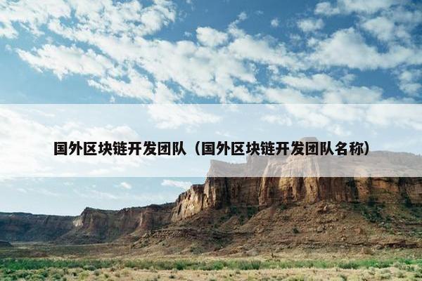 国外区块链开发团队（国外区块链开发团队名称）