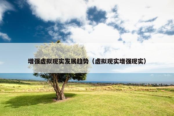 增强虚拟现实发展趋势（虚拟现实增强现实）