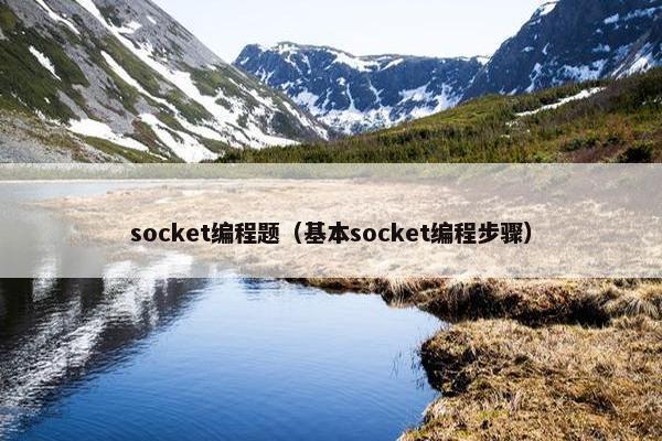 socket编程题（基本socket编程步骤）